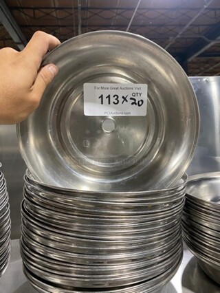 Stainless Steel 10" Plate/ Food Cover! 20x Your Bid!