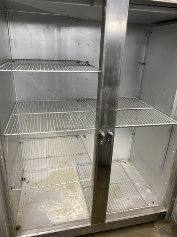 Traulsen 2 Door Reach In Freezer Unit! With Poly Coated Racks! All Stainless Steel! On Casters! NOT TESTED! Model: G22010 SN: T94188D15 115V 60HZ 1 Phase - Image 5 of 9