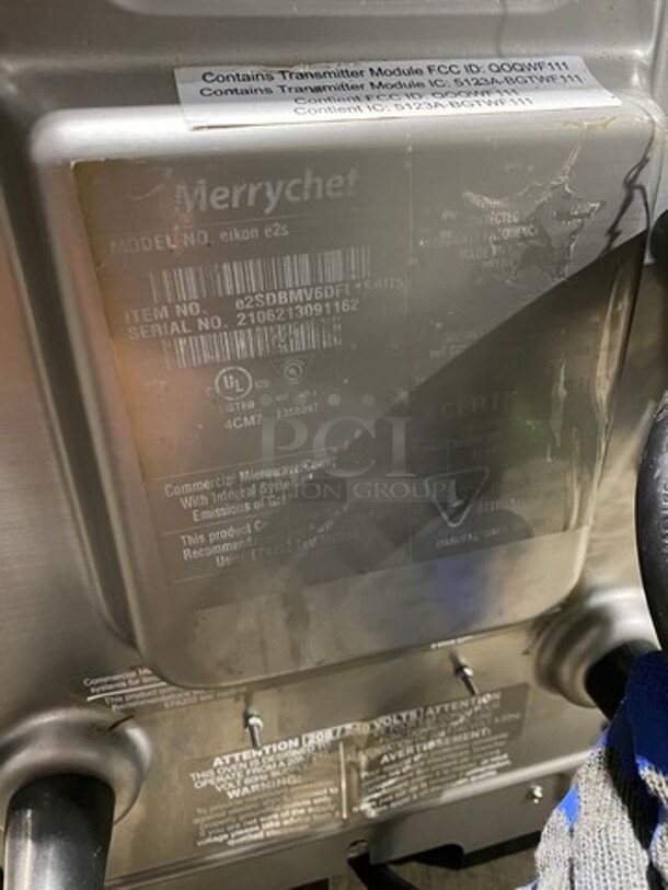 NICE! LATE MODEL! 2021 Merrychef Commercial Countertop Rapid Cook Oven! All Stainless Steel! Model: EIKONE2S SN: 2106213091162 208/240V - Image 8 of 10