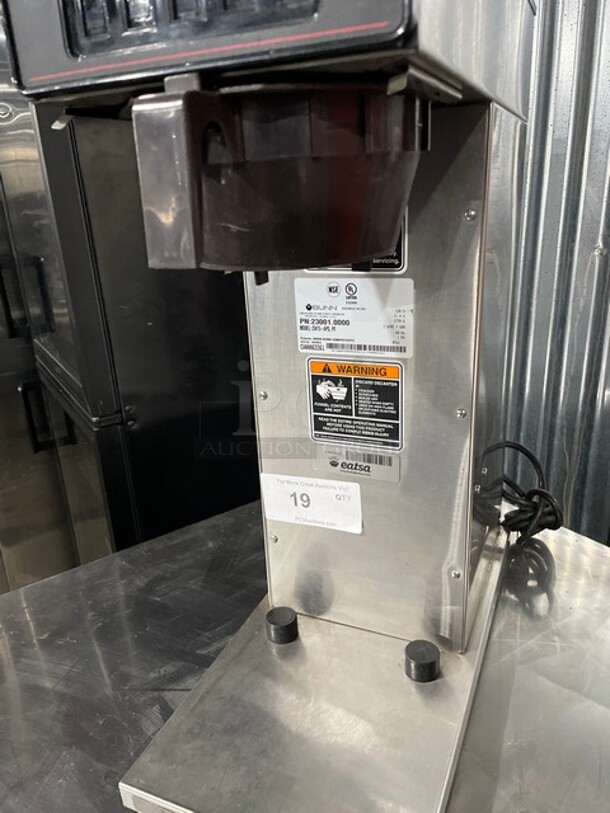 Bunn Stainless Steel Commercial Countertop Coffee Machine! MODEL CW15-APS 120V 1PH  - Image 5 of 11