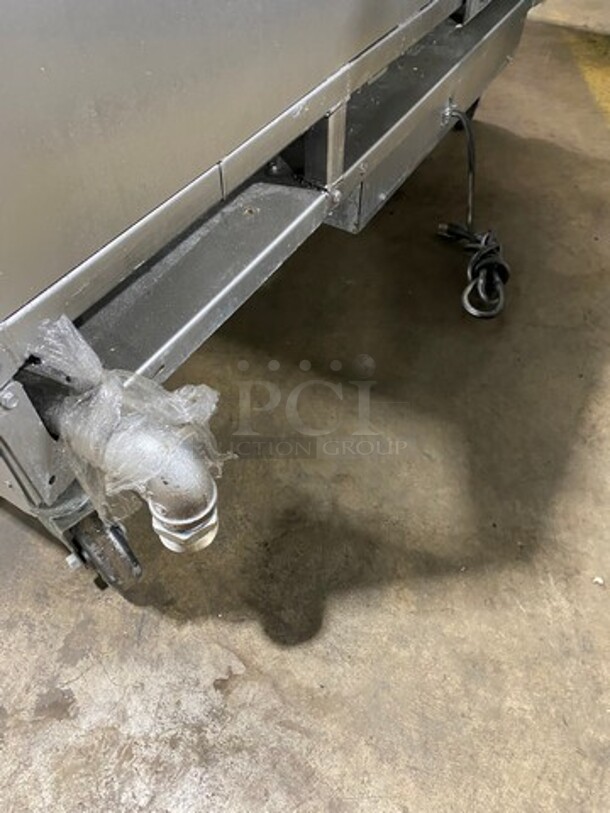 Frymaster Commercial LP Powered 3 Bay Deep Fat Fryer! With Metal Frying Baskets! All Stainless Steel! On Casters! Model: FPPH355CSD SN: 1202IE0089 - Image 12 of 12