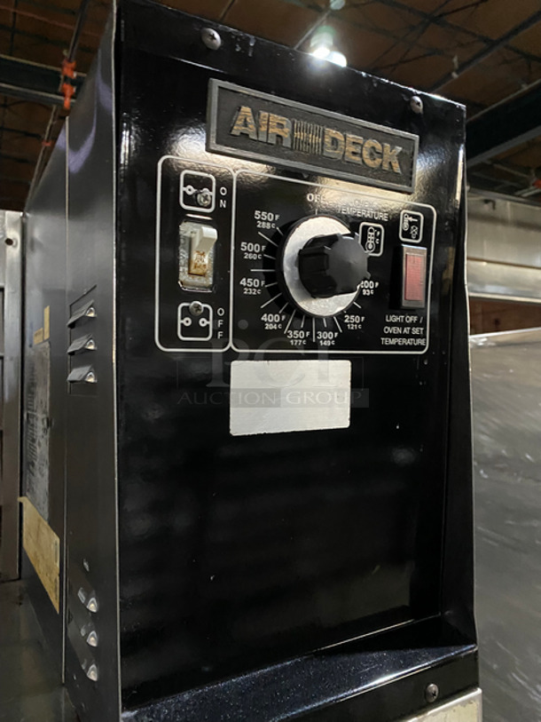 Garland Air Deck Commercial Natural Gas Powered Double Deck Pizza Oven! All Stainless Steel! On Legs! 2x Your Bid Makes One Unit! - Image 6 of 9