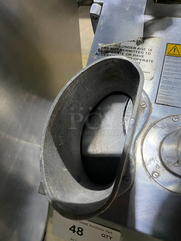 Fleetwood Commercial Countertop Vegetable Slicer! All Stainless Steel! Model: MASTERSKY SN: 000006 - Image 6 of 8