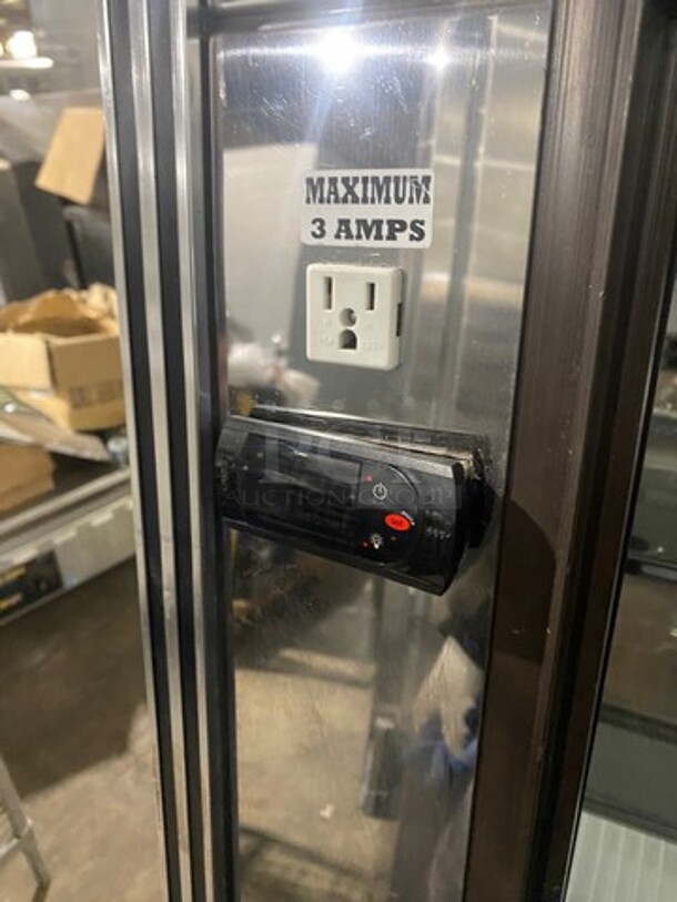 Marc Refrigeration Deli Display Case! Stainless Steel! MODEL MDL4S/C SN:160357 115V 1PH! - Image 8 of 10