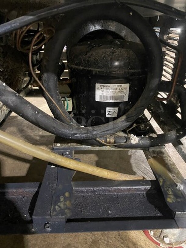 LATE MODEL! 2018 Leader Commercial Refrigerated Mega Top Sandwich Prep Table! With Commercial Cutting Board! With 2 Door Storage Space Underneath! All Stainless Steel! On Casters! Model: LM48S/C SN: GB02M1312B 115V 60HZ 1 Phase - Image 10 of 11