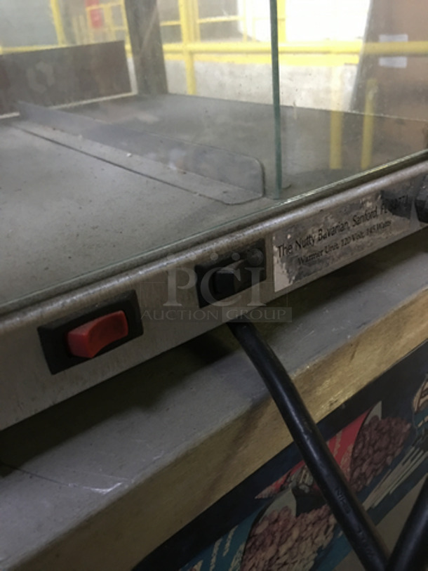 Commercial Countertop Warmer Display Merchandiser! 2 Compartment! Great For Small Snacks! 120V - Image 6 of 8