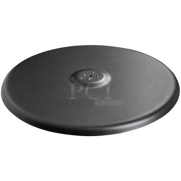 BRAND NEW SCRATCH & DENT! Lancaster Table & Seating 427TB30RND Excalibur 30" Round Outdoor Table Base Plate. IN THE BOX!! 2x Your Bid.  - Image 1 of 3
