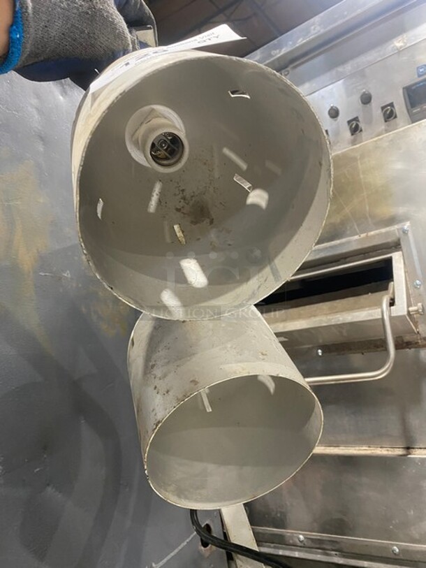 Blue Rhino Commercial Countertop Dual Food Heating Lamp! Model HL2C Serial EBHL18001105! 120V! - Image 3 of 5