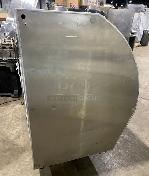 Leader Commercial Refrigerated Bakery/Deli Case! With Curved Front Glass! With Sliding Rear Access Doors! All Stainless Steel Body! WORKING WHEN REMOVED! Model: CDL72 SN: PQ101363 115V 60HZ 1 Phase - Image 2 of 9