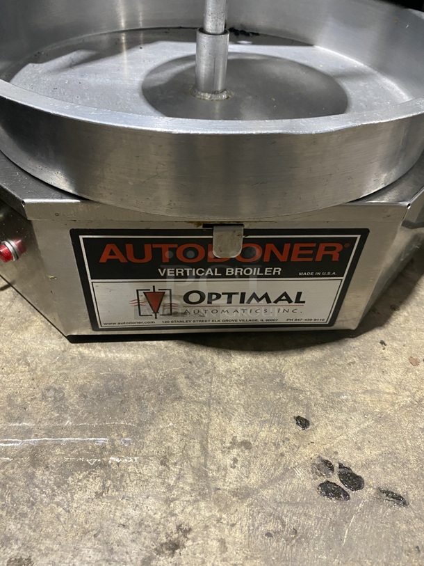 Optimal Automatics Autodoner Natural Gas Powered Gyro Machine!  Working When removed! MODEL: G500 SN:038110 120V! - Image 2 of 6