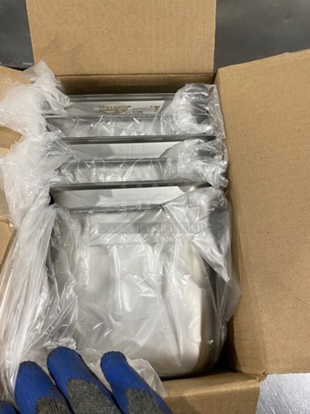 NEW! IN THE BOX! Vollrath Commercial 1/6x6" Steam Table/ Prep Table Food Pans! All Stainless Steel! - Image 3 of 7