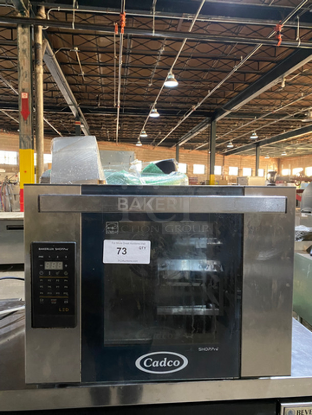 Cadco Unox Electric Powered Commercial Countertop Convection Oven! With View Through Door! Stainless Steel! Arianna Series Model:8029212014843 208/240V 60Hz