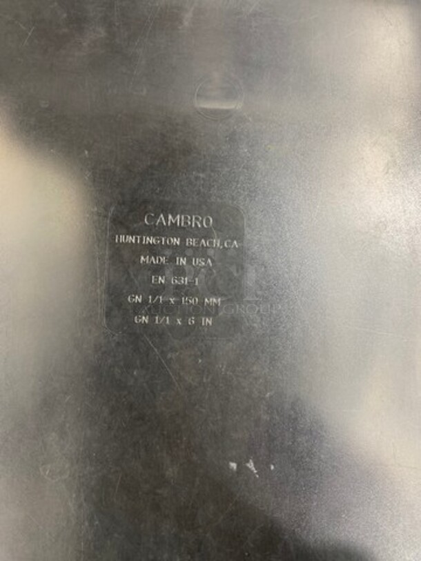 Cambro Clear Poly Food Pan! 1/1x6"! 7x Your Bid! - Image 6 of 8