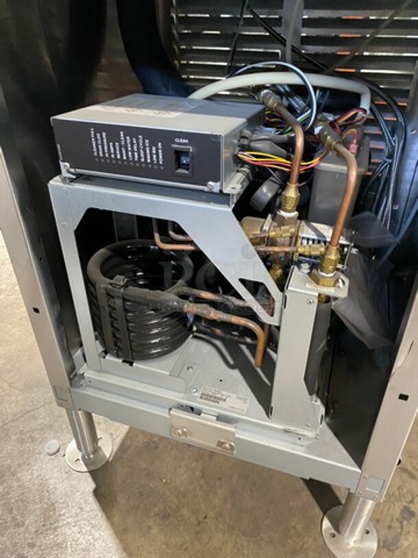 LATE MODEL! 2019 Follett Commercial Ice And Water Dispenser! All Stainless Steel! On Legs! MISSING FRONT COVER! Symphony Series Model: 25FB425W 115V 60HZ 1 Phase - Image 9 of 10