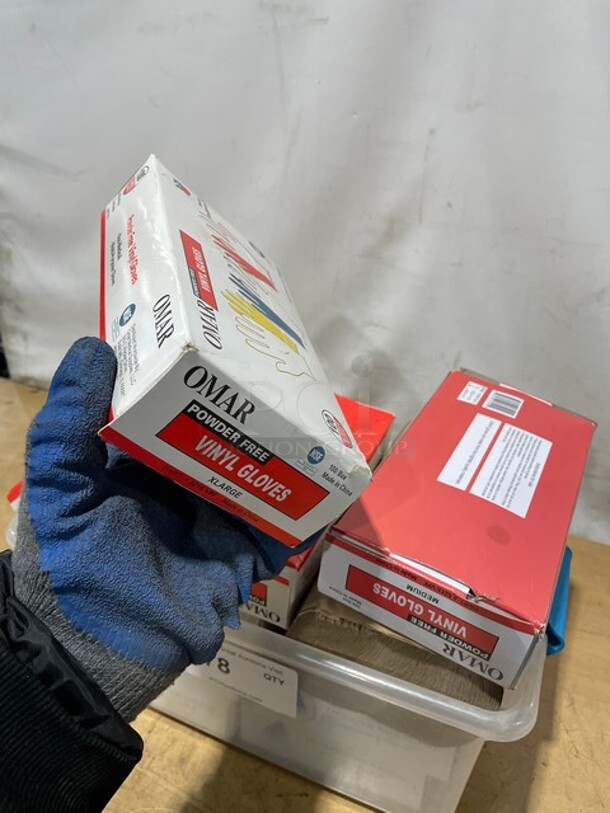 Lot Of Powder Free Vinyl Gloves! With Multifold Paper Towels & Patty Paper! All One Money!  - Image 5 of 10