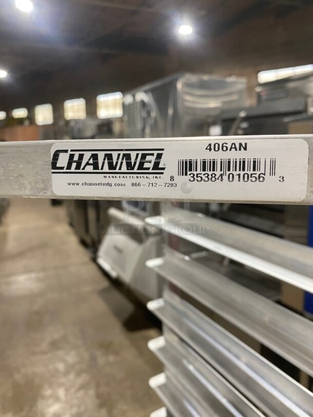 Channel Metal Commercial Pan Transport Rack! On Casters! - Image 7 of 7