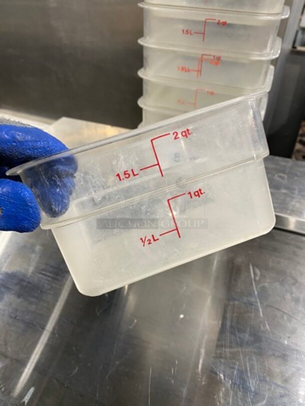 Cambro Clear Poly Food Containers! 9x Your Bid! - Image 3 of 7