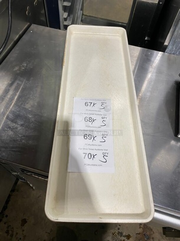 Market Tray Poly Food Serving Trays! 5x Your Bid! - Image 1 of 5