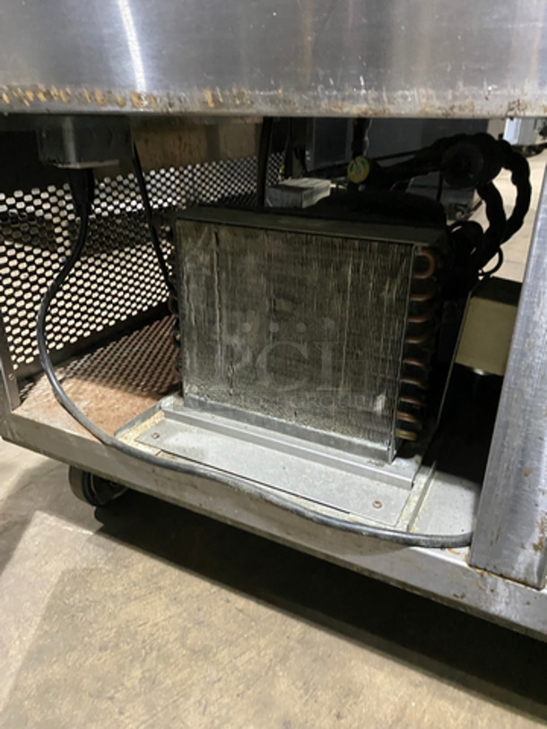 Commercial Refrigerated Sandwich Prep Table! All Stainless Steel! On Casters! - Image 6 of 9