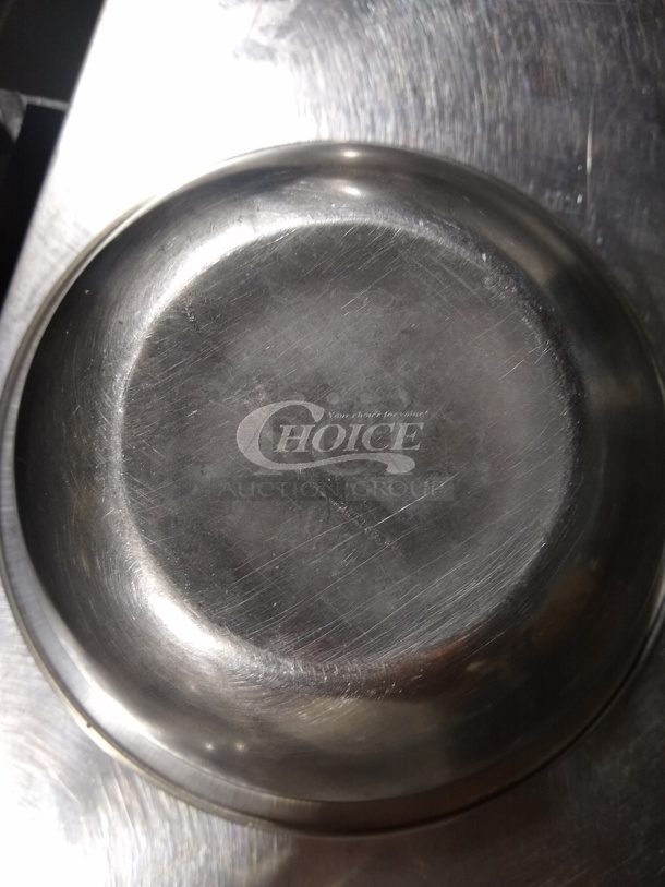 X4 5 Inch Stainless Steel Bowl - Choice - Image 3 of 3