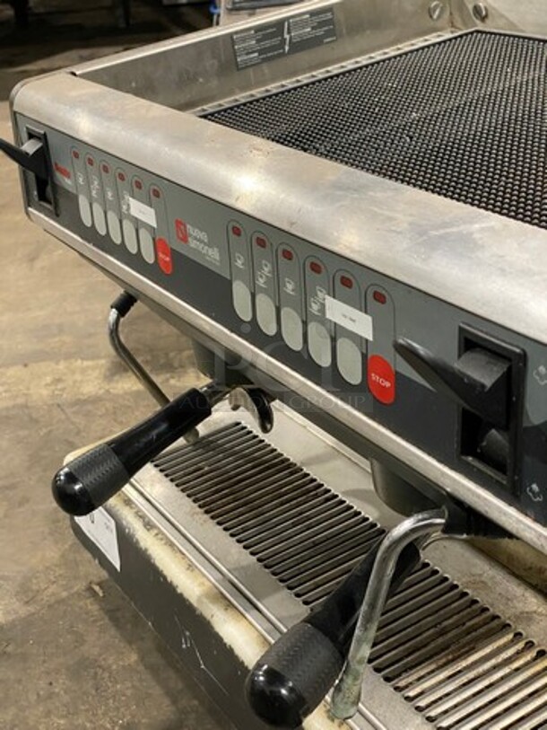 Nuova Simonelli Commercial Countertop 2 Group Espresso Machine! All Stainless Steel! On Legs! Model: V2 SN: 245458 208/240V25 - Image 9 of 12