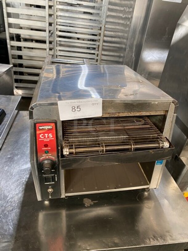 Waring Commercial Countertop Conveyor Toaster Oven! All Stainless Steel! 120V - Image 1 of 6
