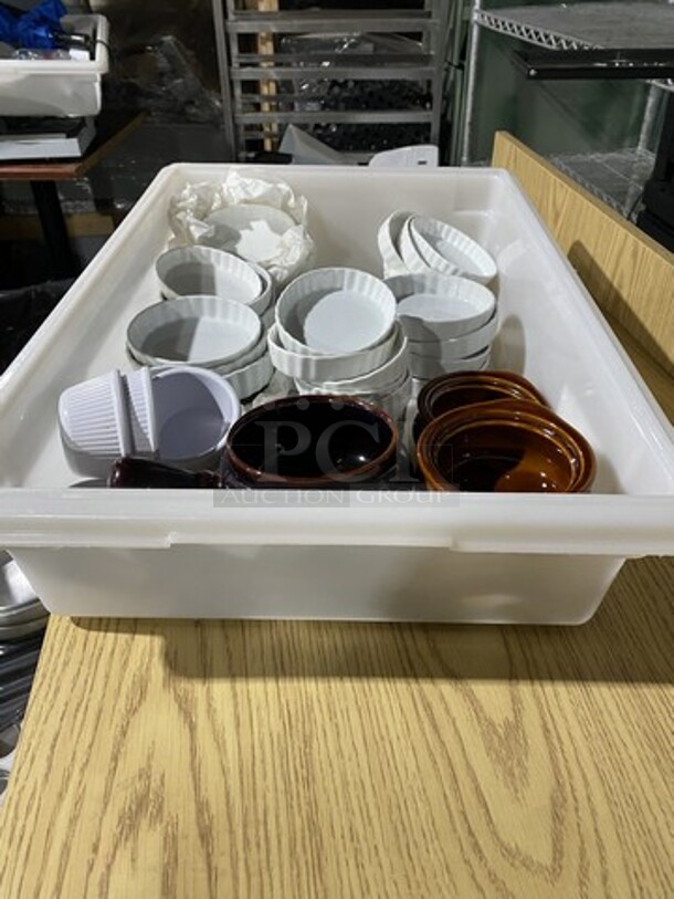 All One Money! Assorted Saucers & French Onion Soup Bowl!  - Image 3 of 10