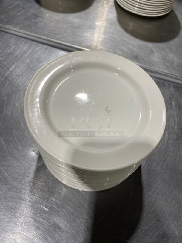 ALL ONE MONEY! Small White Dessert Plates! - Image 2 of 5