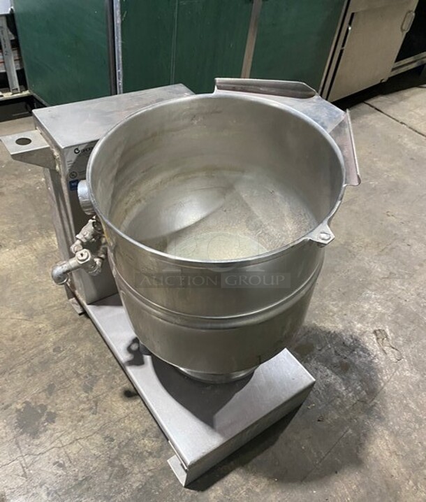 Groen Stainless Steel Commercial Countertop 20 Quart Steam Tilting Kettle! MODEL TDB40 SN:83273 208V 3PH - Image 4 of 9