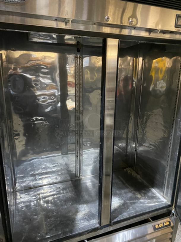 Turbo Air Commercial 2 Door Reach In Cooler! All Stainless Steel! NOT TESTED! Model: MSR49NM SN: NR49310084 110/120V 60HZ 1 Phase - Image 5 of 8