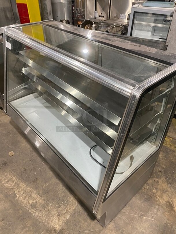 2017 Cooltech All Stainless Steel Commercial Floor Style Dry Display Case Merchandiser!  Model CMPH60HBD 120V! 1 Phase 60HZ!  - Image 8 of 8
