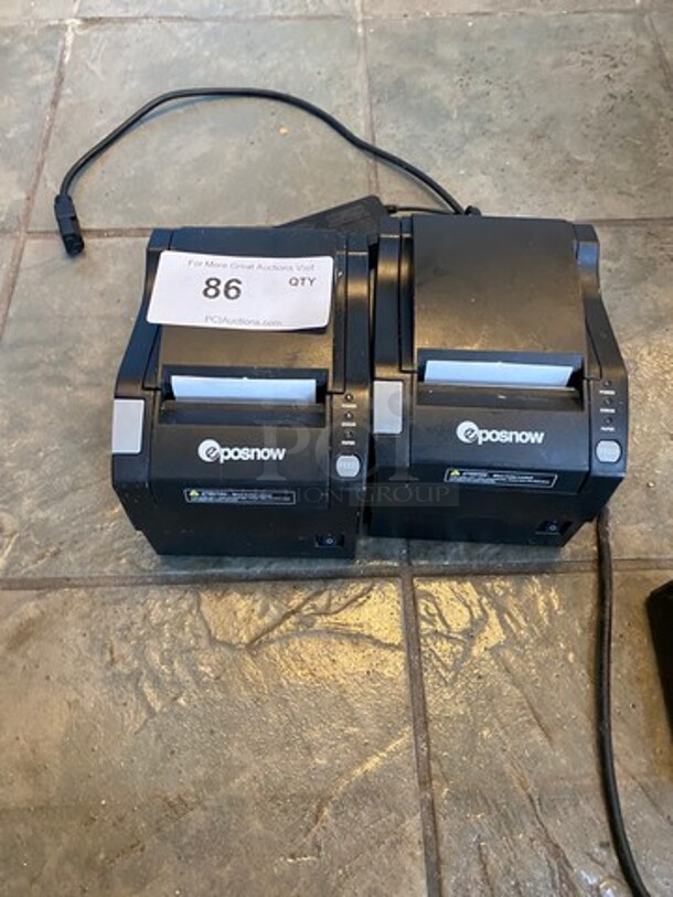 ALL ONE MONEY! Epson Countertop Thermal Receipt Printer! WORKING WHEN REMOVED! Model: POS80GXA SN: 2125490195