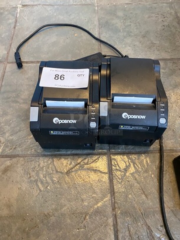 ALL ONE MONEY! Epson Countertop Thermal Receipt Printer! WORKING WHEN REMOVED! Model: POS80GXA SN: 2125490195 - Image 1 of 5