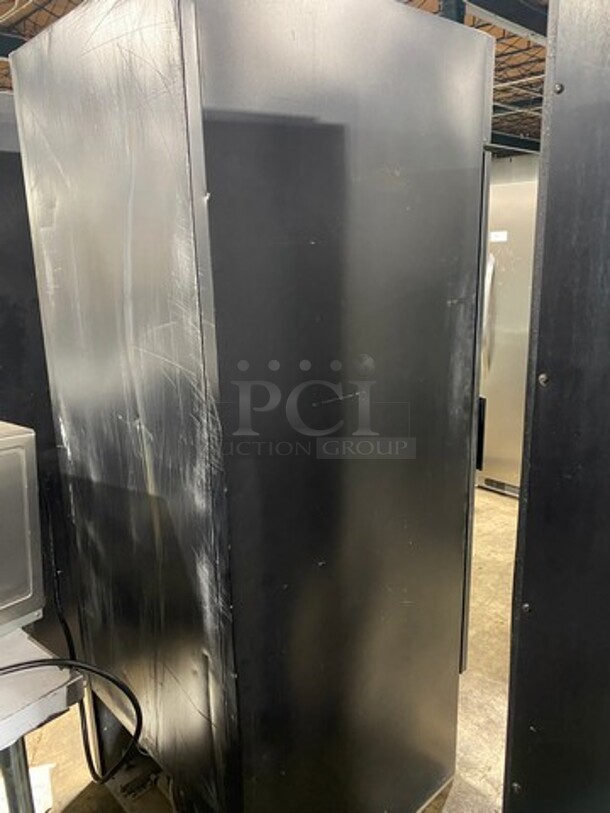 Beverage Air Commercial Single Door Reach In Refrigerator Merchandiser! With View Through Door! With Poly Coated Racks! Model: MT27 SN: 8486475 115V 60HZ 1 Phase - Image 2 of 8