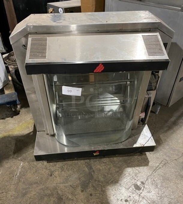 Giles Commercial Electric Powered Countertop Rotisserie Oven Machine! With View Through Front And Back Access Doors! Stainless Steel! Model: CR5 SN: L108059903 208V 60HZ 3 Phase - Image 1 of 8