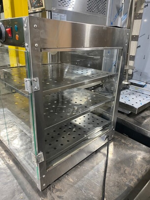 Commercial 3 Tire Food Warmer Display Case! MODEL DFW5103L 110V - Image 2 of 9