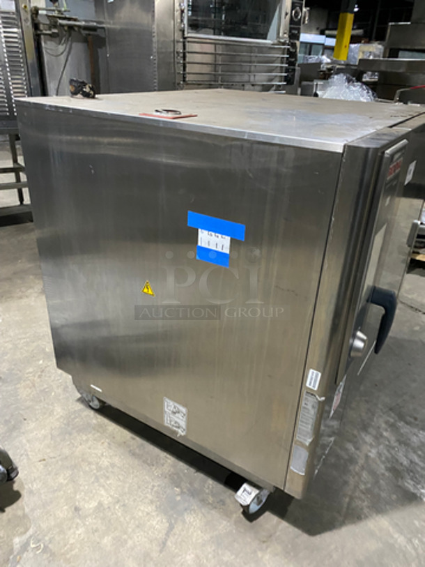 Rational Commercial Electric Powered Combi Convection Oven! WHITE EFFICENCY EDITION! With View Through Door! Metal Oven Racks! All Stainless Steel! On Casters! Model: SCCWE102 SN: E12SH15032449353 480V 60HZ 3 Phase - Image 3 of 8
