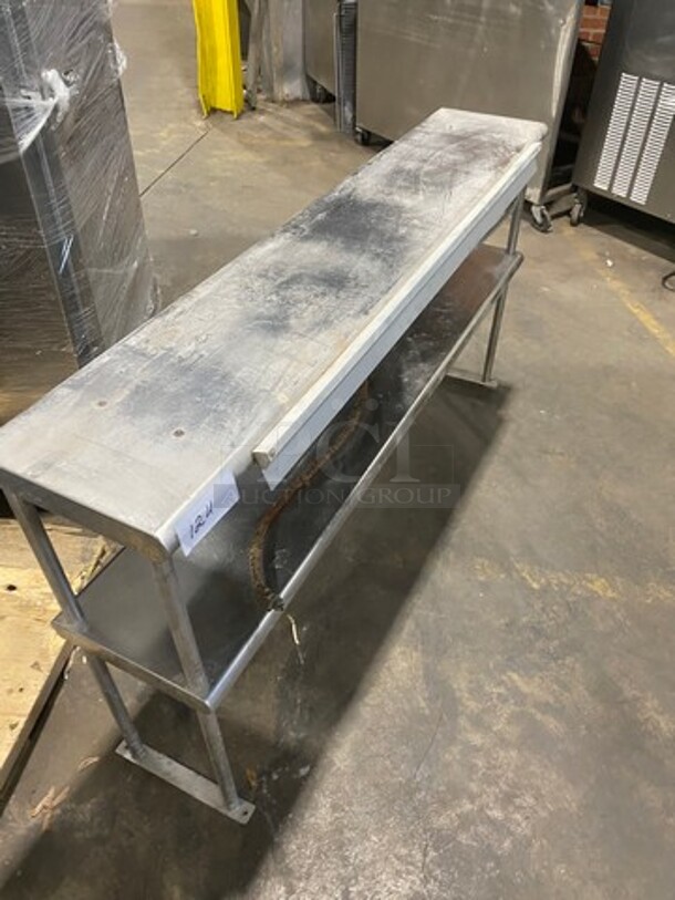 Solid Stainless Steel Double Overhead Shelf! - Image 6 of 8