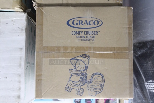 Graco Comfy Cruiser Click Connect Stroller with SnugRide ClickConnect 30 Infant Car Seat Travel System, 18.58 x 19.92 x 37.13 - Image 1 of 1