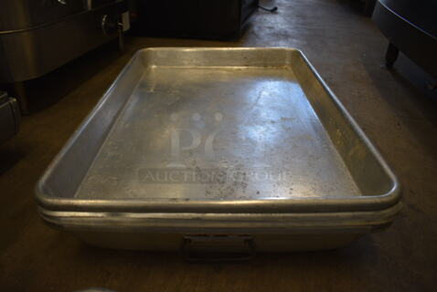 4 Various Metal Baking Pans. 18x26x2, 18x26x3.5. 4 Times Your Bid!