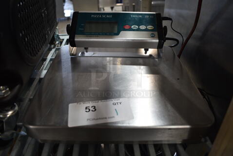 Taylor TE12 Stainless Steel Pizza Scale. 
