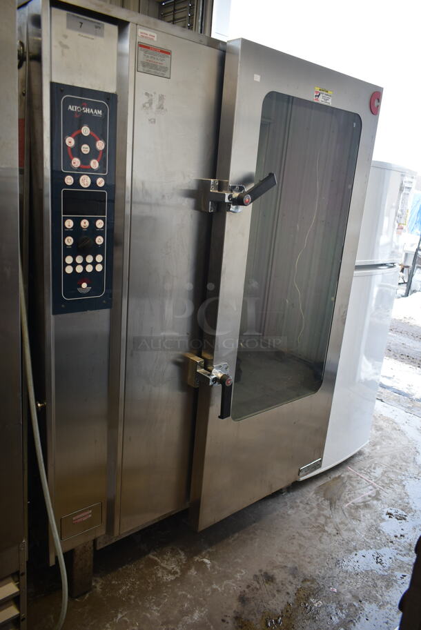 Alto Shaam Stainless Steel Commercial Natural Gas Powered Combi Therm Convection Oven. 