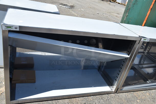 BRAND NEW SCRATCH AND DENT! Regency 600DC1848 18" x 48" 18 Gauge Type 304 Stainless Steel Dish Cabinet with Adjustable Midshelf - Image 2 of 4