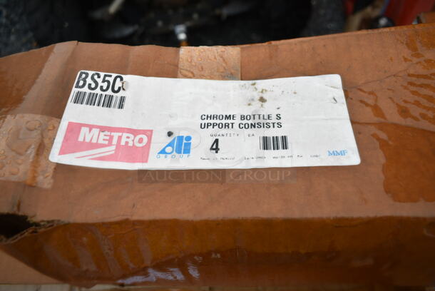 2 BRAND NEW SCRATCH AND DENT! Items Including Metro BS5C Chrome Bottle Support and Fire Extinguisher Bins. 2 Times Your Bid!  - Image 3 of 7
