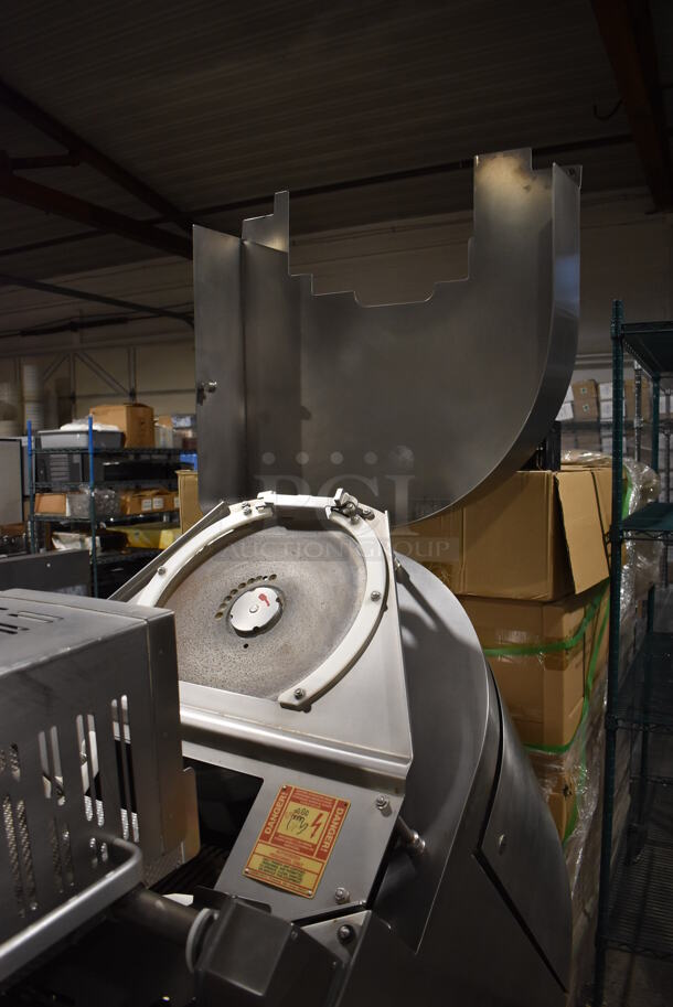 HARD TO FIND! Bizerba A510 Stainless Steel Commercial Floor Style Fully Automatic Industrial Slicer Stacker on Commercial Casters. Goes GREAT w/ Lot # 203! Retail Price $89,000! 208 Volts, 3 Phase. 84x32x60 - Image 11 of 12
