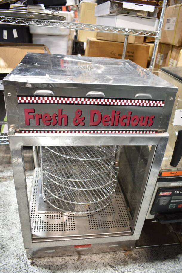 Stainless Steel Commercial Countertop Warming Holding Display Case Merchandiser. Tested and Working! - Image 1 of 8