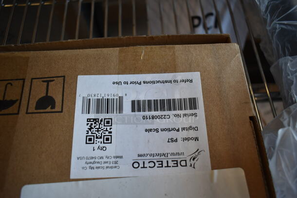 BRAND NEW SCRATCH AND DENT! Cardinal Detecto 308PD7 PS-7 7 lb. Electronic Portion Scale. Tested and Working! - Image 4 of 6