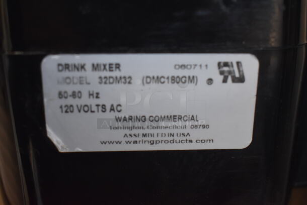 Waring 32DM32 Stainless Steel Commercial Countertop Drink Mixer. 120 Volts, 1 Phase. 13x31x32. Tested and Powers On But Does Not Get Cold - Image 6 of 6