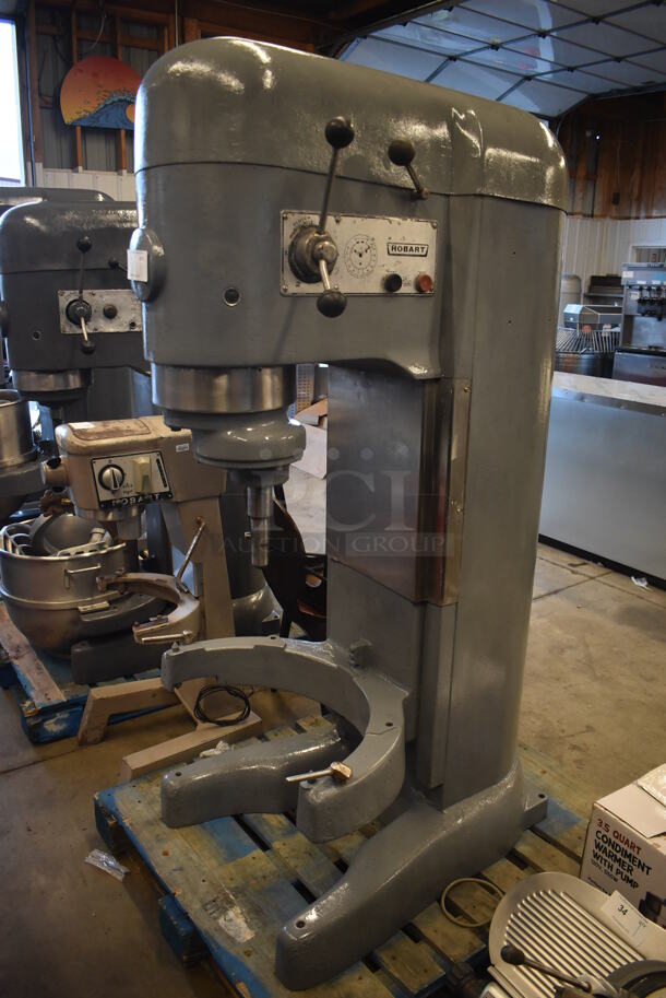 Hobart Metal Commercial Floor Style 140 Quart Planetary Dough Mixer. 32x48x70 - Image 1 of 10