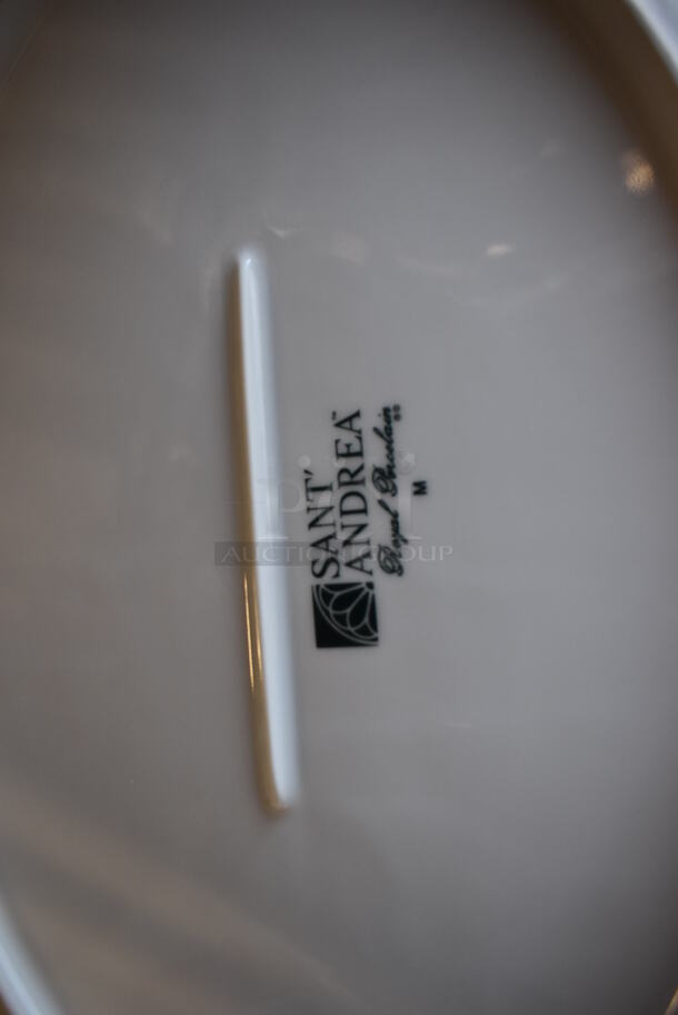 3 Boxes of 12 BRAND NEW! Sant Andrea White Ceramic Oval Plates. 14.5x11x1.5. 3 Times Your Bid! - Image 7 of 7
